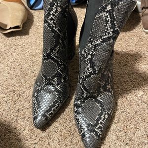 Black snake booties